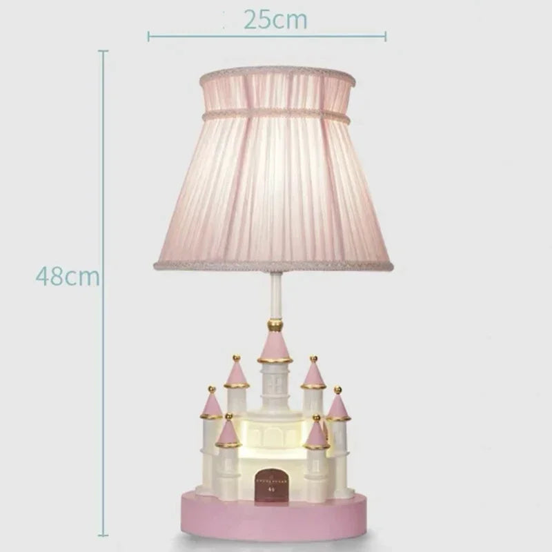 lampe de table moderne château princesse pour chambre enfant - vue 8 sur 8