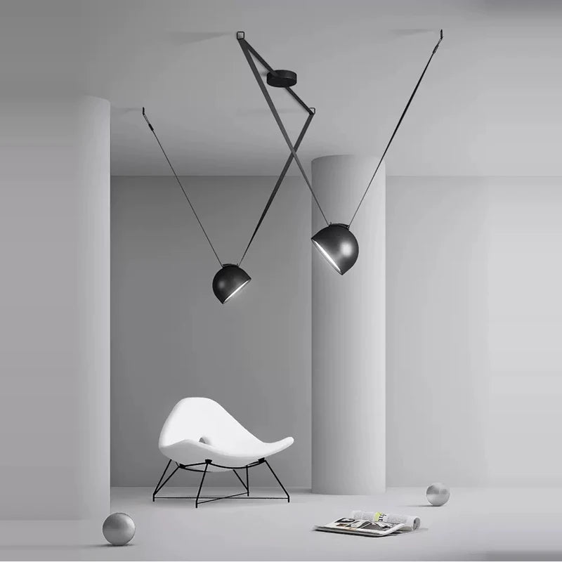 lustre artistique dimmable pour décoration intérieure moderne - vue 5 sur 14
