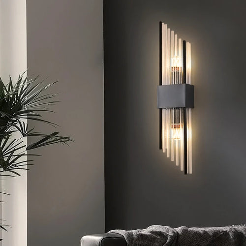 applique murale moderne en verre pour arrière-plan de télévision - vue 5 sur 18
