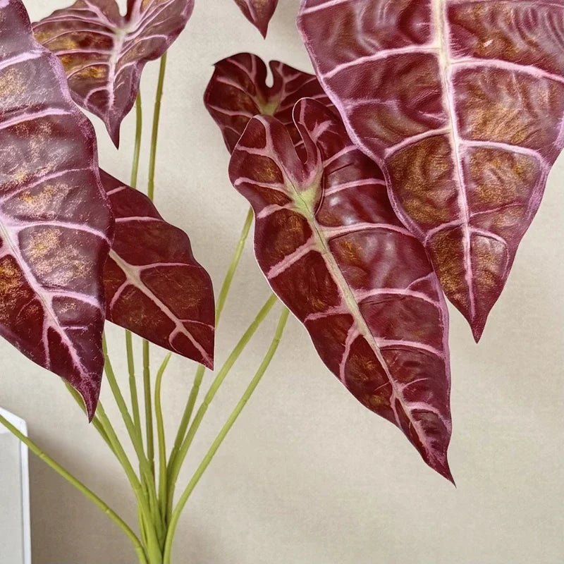 plante artificielle à 9 têtes pour décoration intérieure et extérieure - vue 5 sur 11