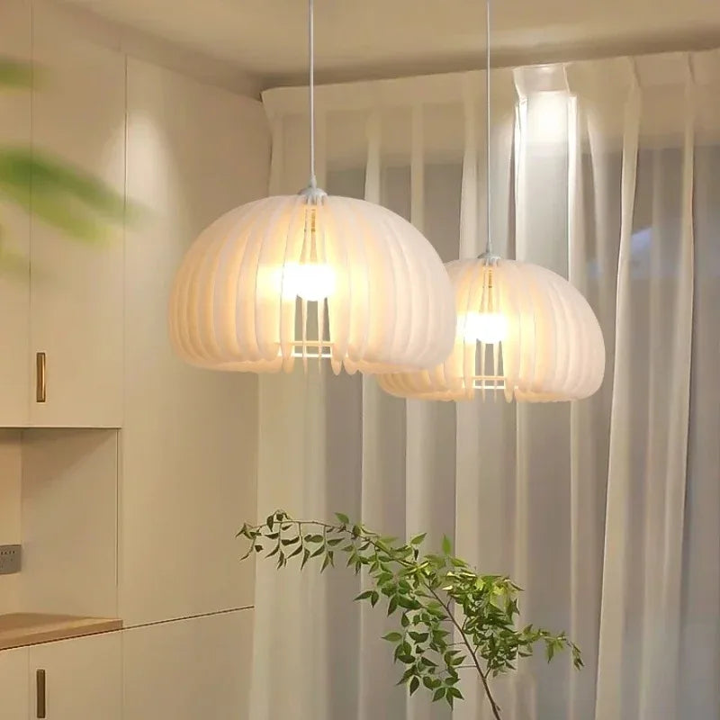 suspension citrouille style nordique moderne luminaire vintage intérieur - vue 1 sur 7
