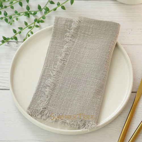 Serviette de table gaze coton lot de 12
