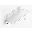 étagère murale flottante en acrylique transparent pour rangement organisé