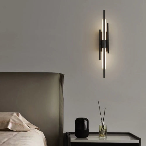 applique murale led minimaliste restaurant bureau éclairage art déco - vue 5 sur 14