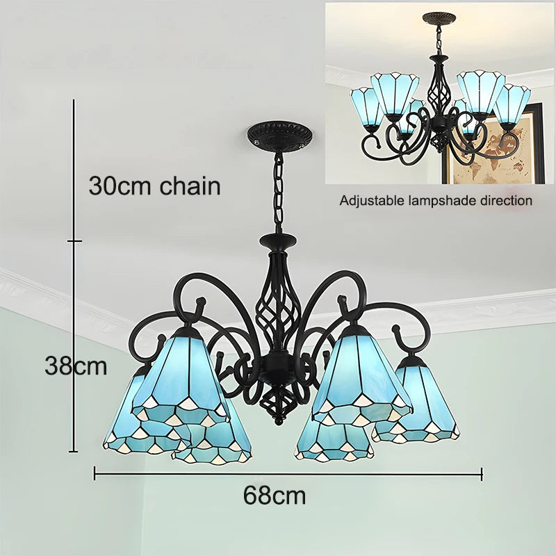 lustre suspendu créatif luxe pour bar club salon et hall - vue 10 sur 12