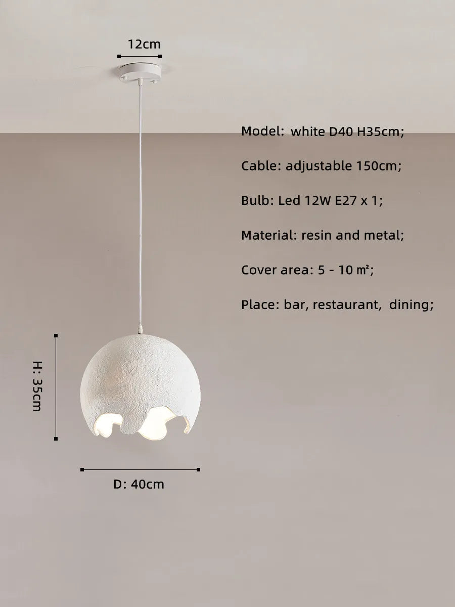 lustre led nordique wabi sabi minimaliste design japonais pour bar restaurant