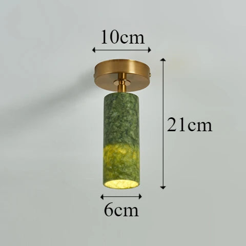 lampe de balcon rétro en jade style ancien américain - vue 7 sur 11