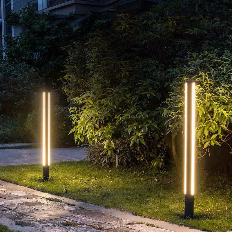 lampe extérieure led décorative étanche pour jardin et allée - vue 3 sur 8