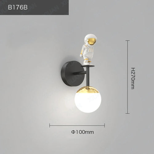 applique murale créatives d'astronaute pour décoration moderne - vue 14 sur 15