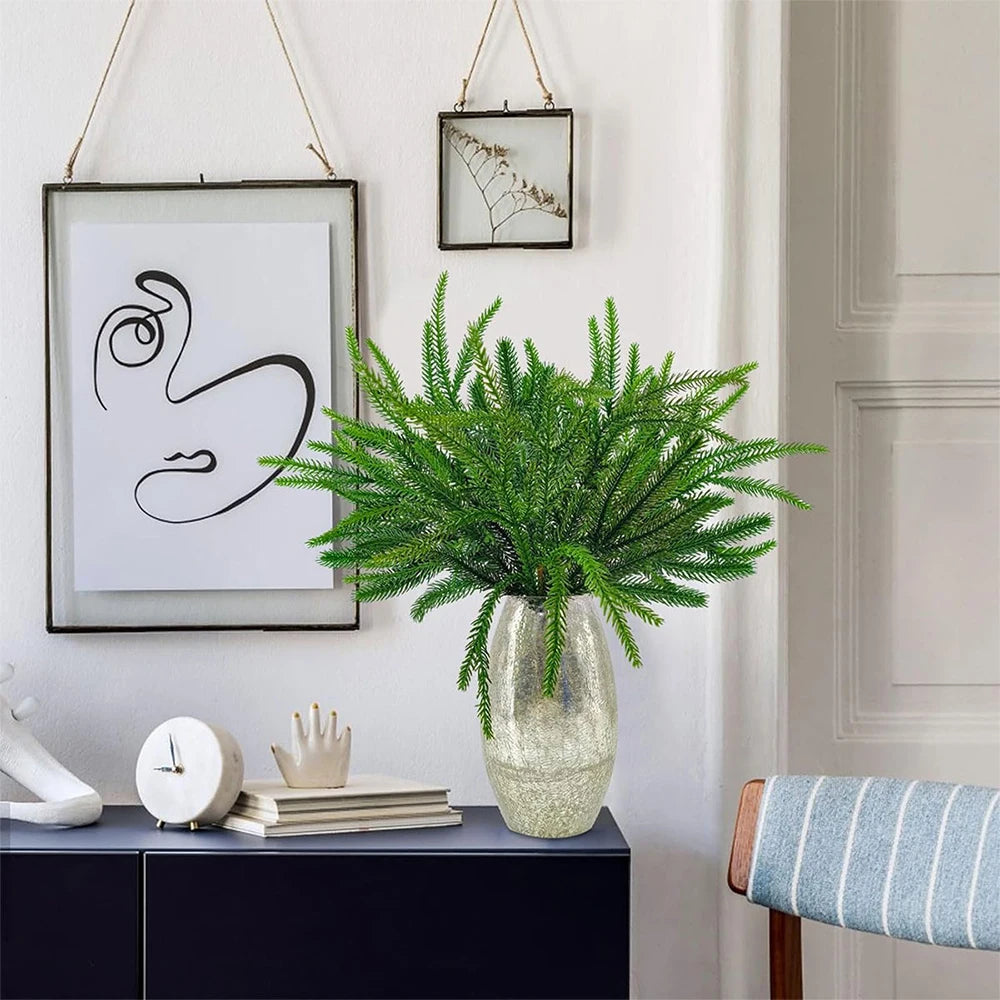 branche de pin artificielle pour décoration de noël à la maison - vue 2 sur 8