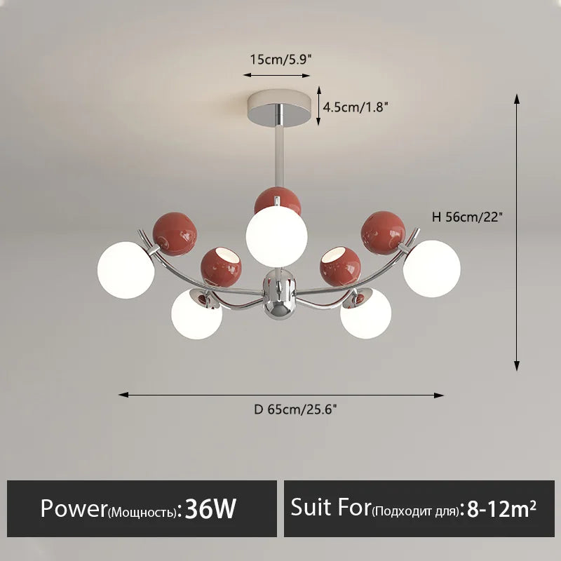 lustre créatif moderne pour décoration de chambre enfant - vue 11 sur 12