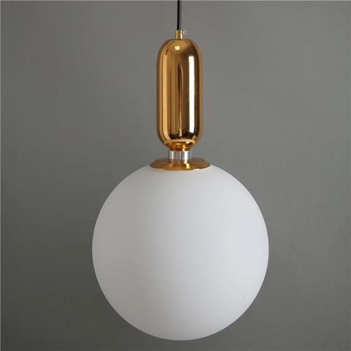boule de verre moderne suspension lumières led éclairage intérieur décoratif - vue 5 sur 22