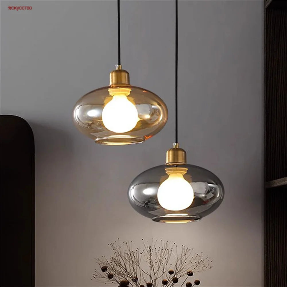 suspension design moderne en verre pour intérieur élégant - vue 1 sur 7