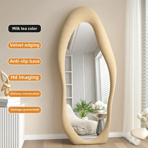miroir intégral ondulé design nordique pour décoration intérieure - vue 14 sur 13