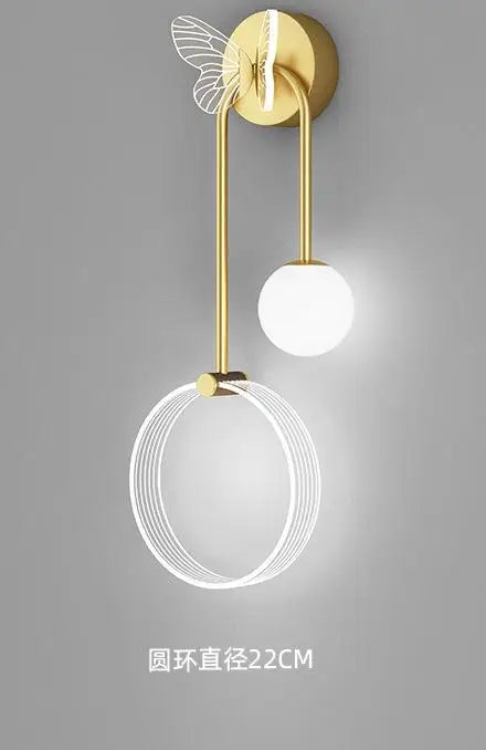 applique murale à led design nordique pour éclairage créatif intérieur - vue 12 sur 12