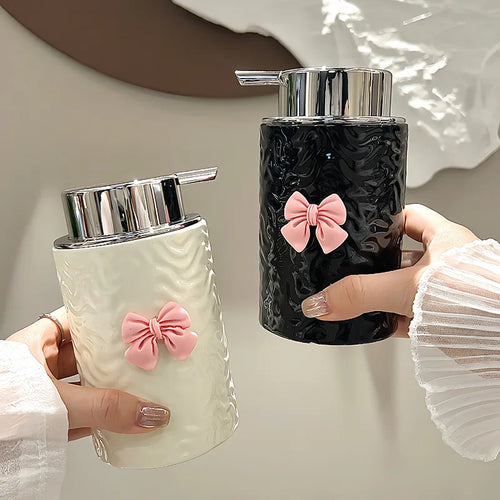 distributeur de savon en céramique européenne pour salle de bain - vue 2 sur 8