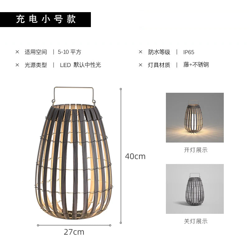 lampadaire solaire décoratif pour jardin et extérieur - vue 11 sur 13