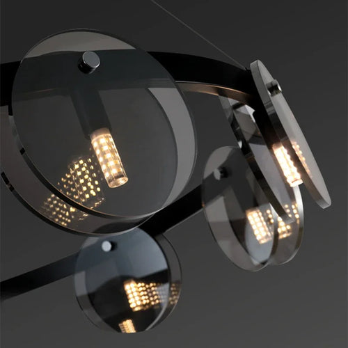Lustre design en verre style nordique luminaire décoratif moderne - vue 7 sur 13