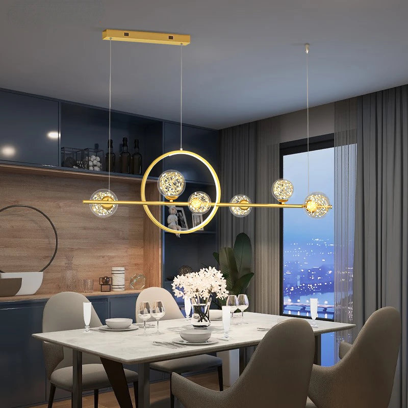 lustre nordique design pour éclairage intérieur moderne élégant - vue 5 sur 23