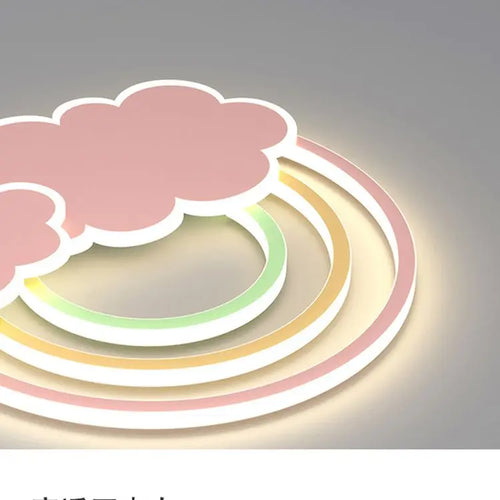 Plafonnier Arc-en-ciel nuage enfants bébé enfant chambre - vue 7 sur 10
