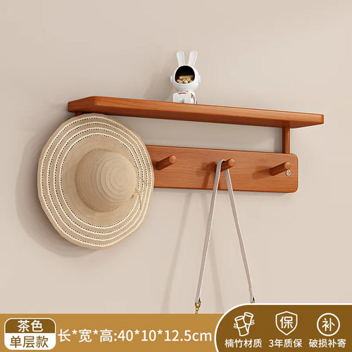 portemanteaux en bambou double couche pour rangement créatif - vue 11 sur 10