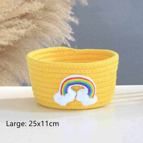 panier de rangement tissé animaux pour jouets et divers objets - vue 19 sur 21