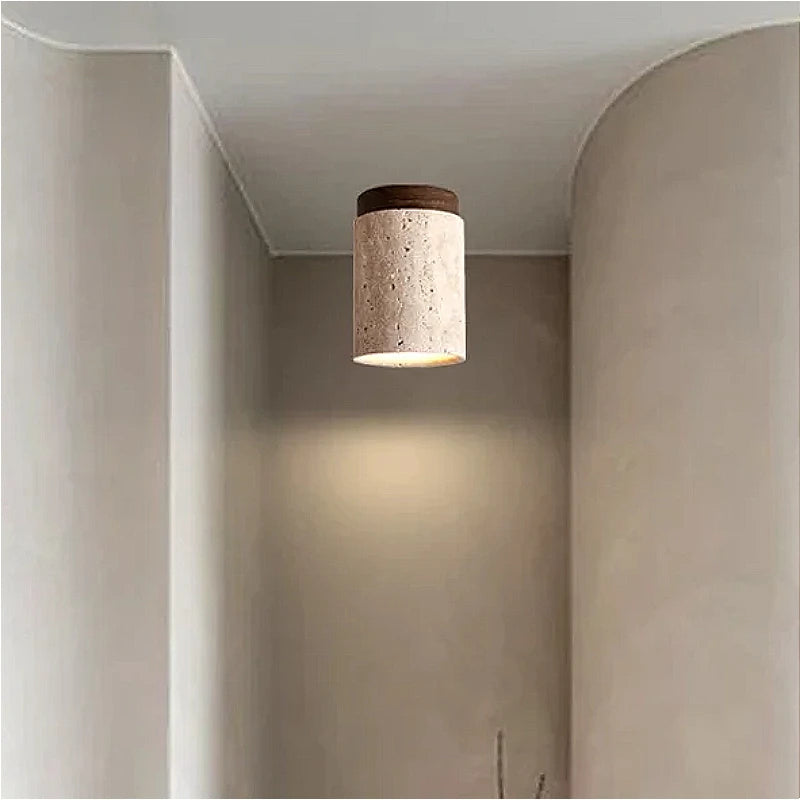 plafonnier en pierre minimaliste pour une ambiance apaisante - vue 1 sur 9