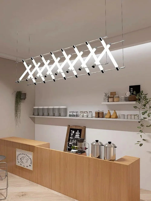 suspension led pour restaurant et cuisine design moderne - vue 4 sur 6