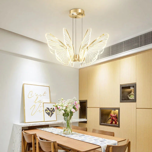suspension papillon moderne pour décoration intérieure élégante - vue 6 sur 10