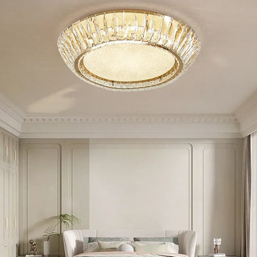 plafonnier en cristal luxe design nordique pour décoration intérieure - vue 4 sur 10