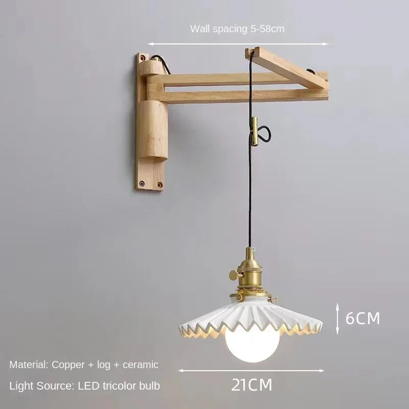 applique murale extensible en cuivre design élégant pour divers espaces - vue 13 sur 23