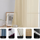 Voilage tulle extra long sur mesure hauts plafonds