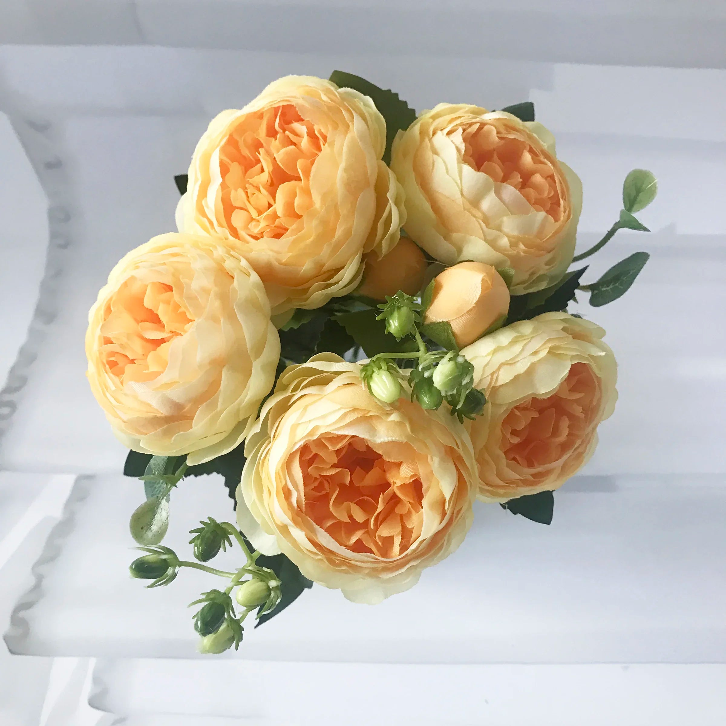 bouquet de pivoines artificielles pour décoration de mariage intérieur - vue 9 sur 17