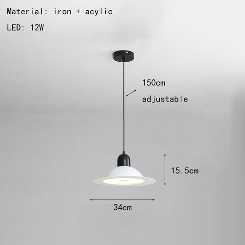 suspension lampe led métal avec lumière réglable et modifiable - vue 11 sur 17