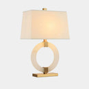 lampe de table rétro en tissu pour décoration intérieure