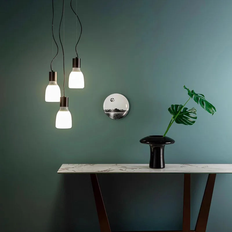 Italy Designer Glass Pendant Lamp Modern Ceiling Suspension Chandelier Hanging Light for Kitchen Island Dining Room - vue 5 sur 8