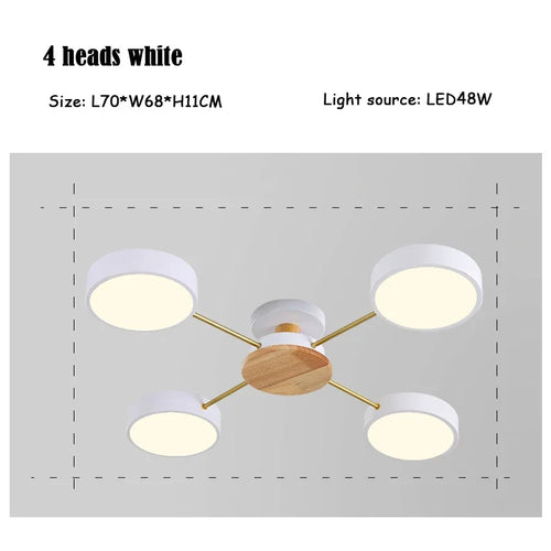 plafonnier moderne créatif pour décoration intérieure en led - vue 15 sur 25