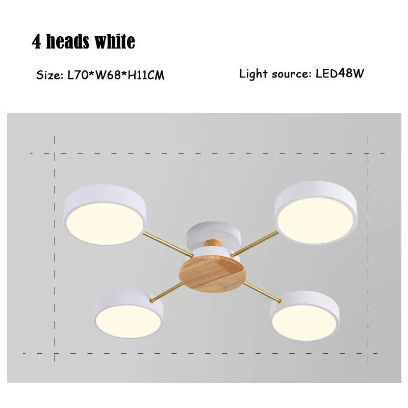 plafonnier moderne créatif pour décoration intérieure en led - vue 14 sur 25
