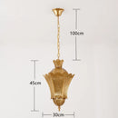 suspension marocaine rétro vintage en métal sculpté pour restaurant et hôtel