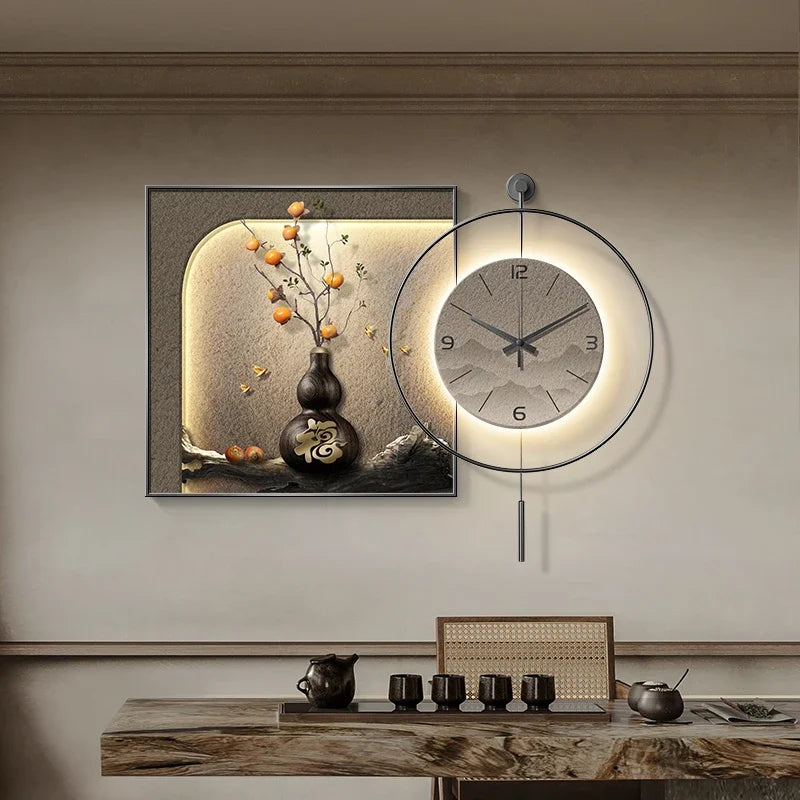 horloge murale au design unique et esthétique pour décoration moderne - vue 4 sur 12