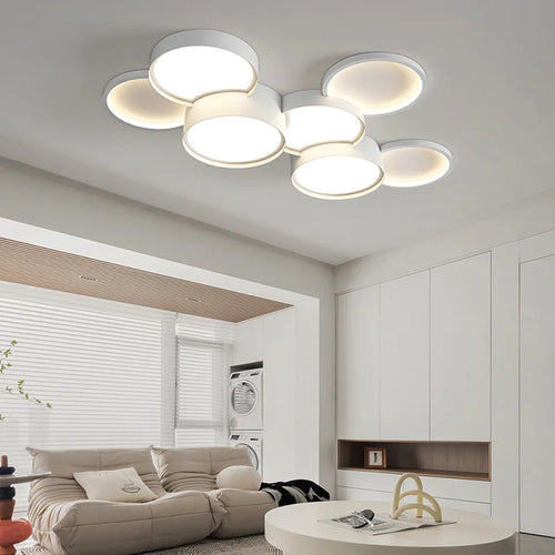 lustre moderne à leds pour un éclairage intérieur élégant - vue 5 sur 13