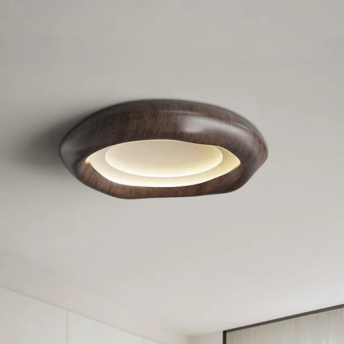 plafonnier créatif en bois pour éclairage agréable et protection des yeux - vue 13 sur 12