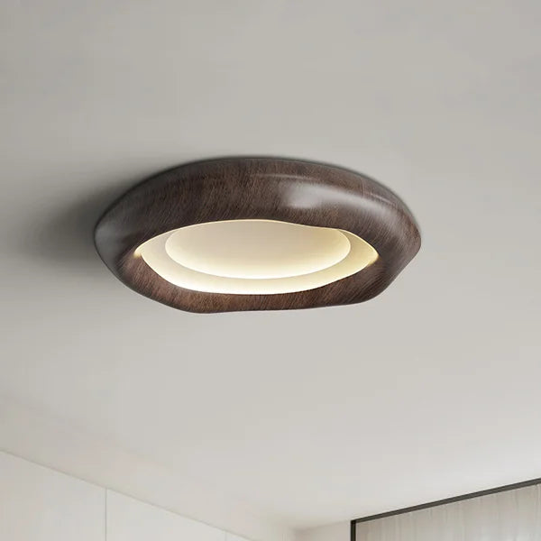 plafonnier créatif en bois pour éclairage agréable et protection des yeux - vue 12 sur 12