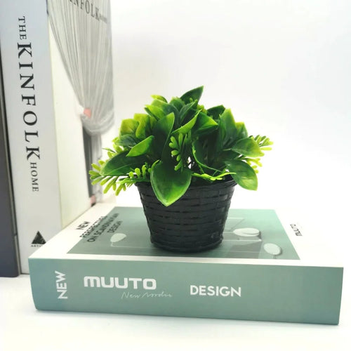 mini plante artificielle en pot pour décoration et événements festifs - vue 12 sur 11