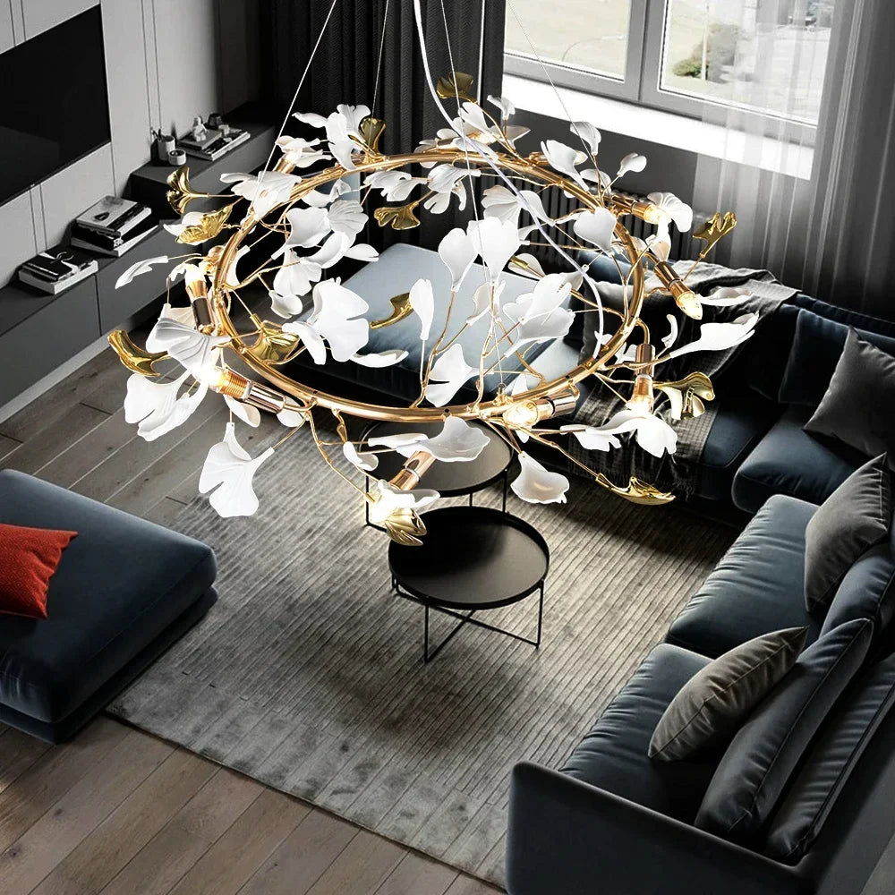 suspension nordique décorative avec abat-jour design élégant - vue 4 sur 16
