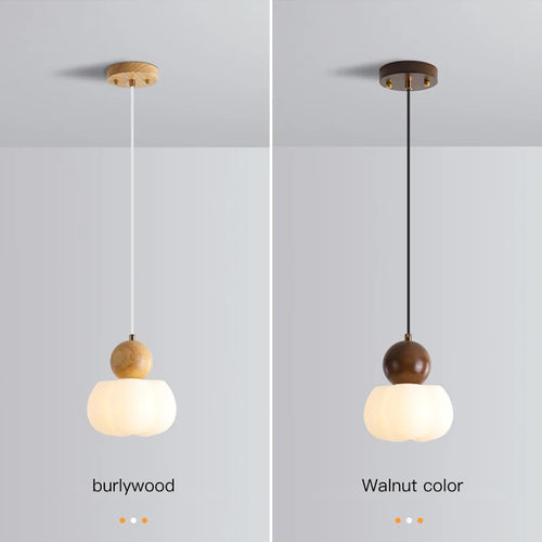 suspension nordique en bois massif pour décoration intérieure - vue 4 sur 10