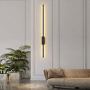 Applique murale LED en or noir