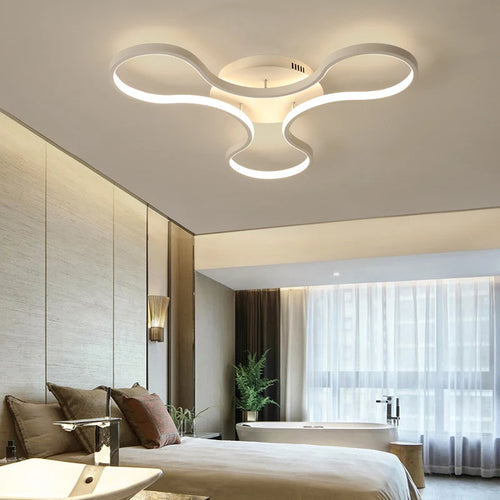 lustre moderne led créatif en aluminium pour restaurant bar - vue 5 sur 11