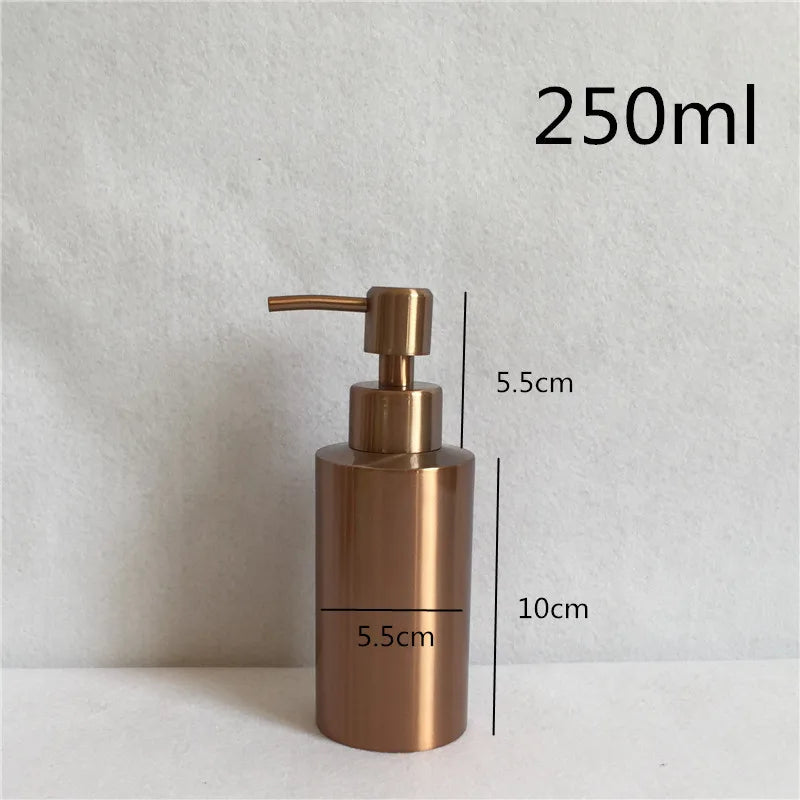 distributeur de savon liquide en acier inoxydable pour salle de bain - vue 7 sur 7