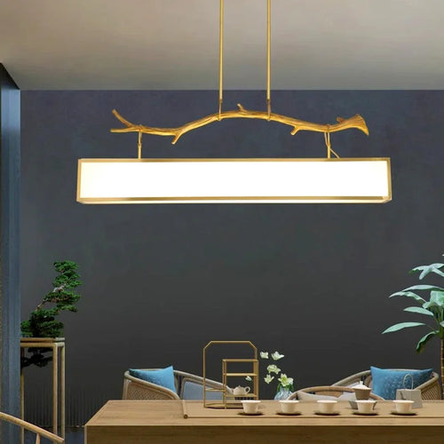 lustre led moderne suspension pour éclairage intérieur - vue 2 sur 9
